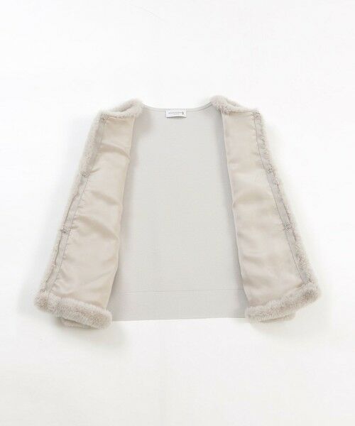 MACKINTOSH LONDON(L Size) / マッキントッシュ ロンドン (エル サイズ) ノーカラージャケット | 【L】ファージレニットコンビ | 詳細9