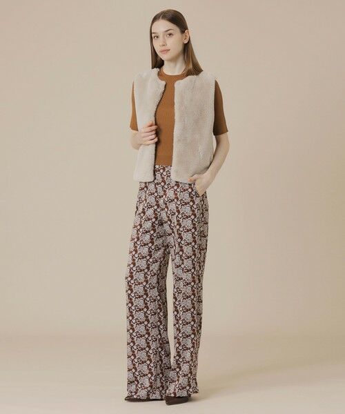 MACKINTOSH LONDON(L Size) / マッキントッシュ ロンドン (エル サイズ) ノーカラージャケット | 【L】ファージレニットコンビ | 詳細2