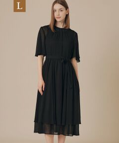 MACKINTOSH LONDON(L Size) / マッキントッシュ ロンドン (エル サイズ) ロング・マキシ丈ワンピース | 【L】ポリエステルクレープワンピース