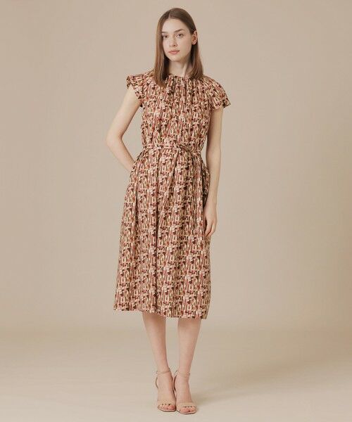 MACKINTOSH LONDON(L Size) / マッキントッシュ ロンドン (エル サイズ) ロング・マキシ丈ワンピース | 【L】ウェーブプリントワンピース | 詳細1