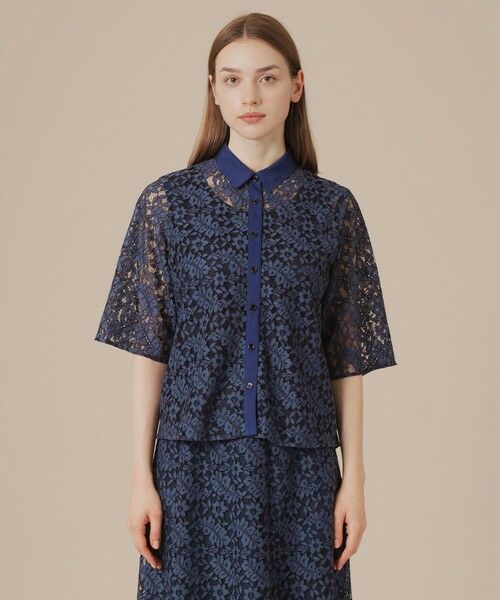 MACKINTOSH LONDON(L Size) / マッキントッシュ ロンドン (エル サイズ) シャツ・ブラウス | 【L】ボタニカルレースブラウス | 詳細3