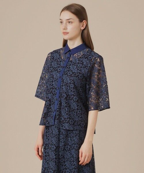 MACKINTOSH LONDON(L Size) / マッキントッシュ ロンドン (エル サイズ) シャツ・ブラウス | 【L】ボタニカルレースブラウス | 詳細4