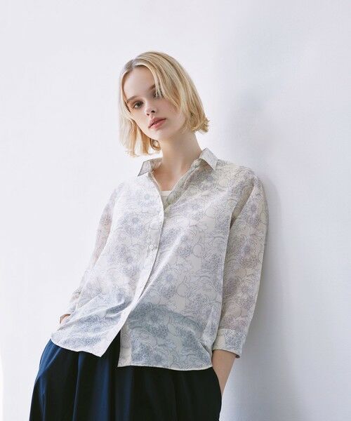 MACKINTOSH LONDON(L Size) / マッキントッシュ ロンドン (エル サイズ) シャツ・ブラウス | 【L】【BIBURY FLOWER】バイブリーフラワーブラウス | 詳細1