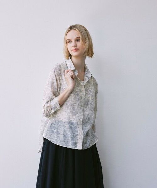 MACKINTOSH LONDON(L Size) / マッキントッシュ ロンドン (エル サイズ) シャツ・ブラウス | 【L】【BIBURY FLOWER】バイブリーフラワーブラウス | 詳細2