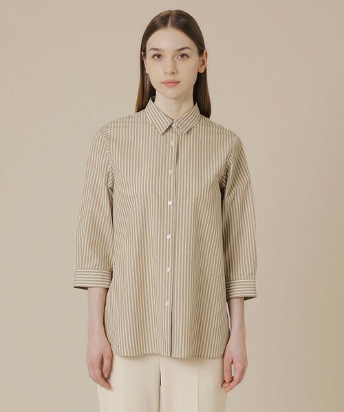 MACKINTOSH LONDON(L Size) / マッキントッシュ ロンドン (エル サイズ) シャツ・ブラウス | 【L】コットンストライプチュニックシャツ | 詳細4