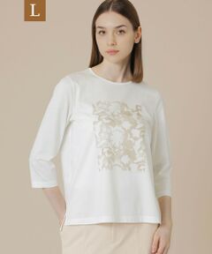 MACKINTOSH LONDON(L Size) / マッキントッシュ ロンドン (エル サイズ) カットソー | 【L】【BIBURY FLOWER】シルエットバイブリープリントＴシャツ