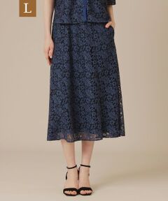 新品マッキントッシュロンドン　大きいサイズ　スカート　48　ビジネス　セレモニー エクラ掲載】シルエットフラワースカート(スカート)｜MACKINTOSH