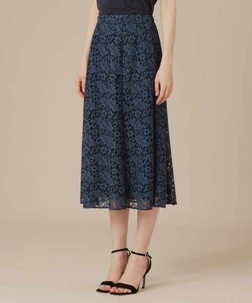 MACKINTOSH LONDON(L Size) / マッキントッシュ ロンドン (エル サイズ) ロング・マキシ丈スカート | 【L】ボタニカルレーススカート | 詳細4