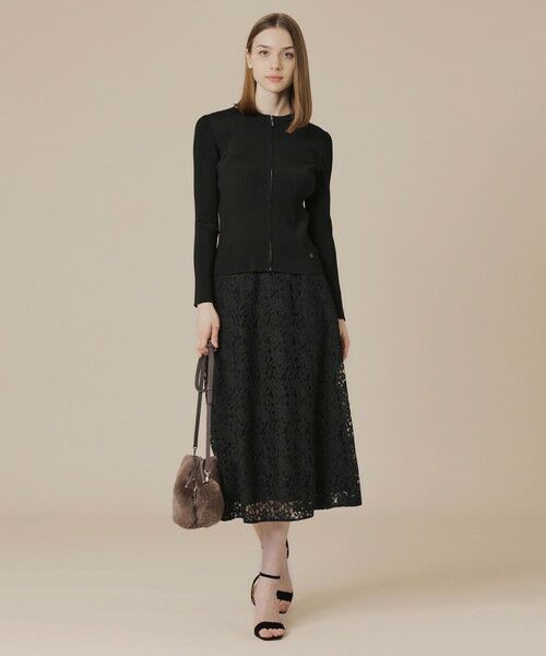 MACKINTOSH LONDON(L Size) / マッキントッシュ ロンドン (エル サイズ) ロング・マキシ丈スカート | 【L】ボタニカルレーススカート | 詳細1