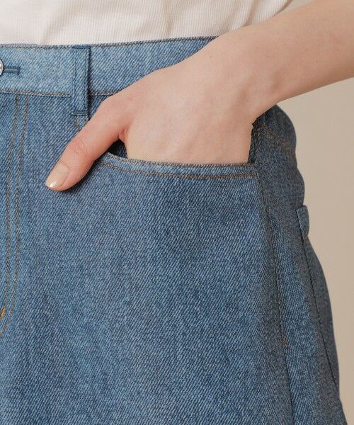 MACKINTOSH LONDON(L Size) / マッキントッシュ ロンドン (エル サイズ) ロング・マキシ丈スカート | 【L】デニムプリントダンボールスカート | 詳細5