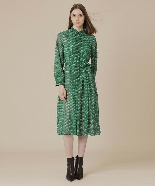 MACKINTOSH LONDON(L Size) / マッキントッシュ ロンドン (エル サイズ) ロング・マキシ丈ワンピース | 【L】キューブプリントワンピース | 詳細2