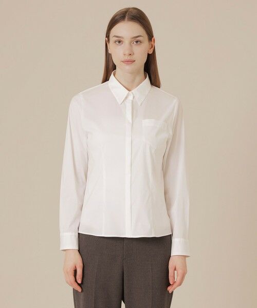 MACKINTOSH LONDON(L Size) / マッキントッシュ ロンドン (エル サイズ) シャツ・ブラウス | 【L】コットンナイロンストレッチブラウス | 詳細4