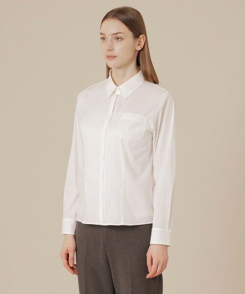 MACKINTOSH LONDON(L Size) / マッキントッシュ ロンドン (エル サイズ) シャツ・ブラウス | 【L】コットンナイロンストレッチブラウス | 詳細5