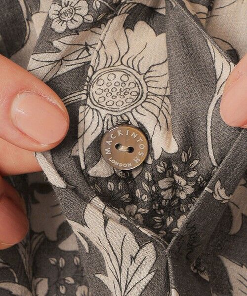 MACKINTOSH LONDON(L Size) / マッキントッシュ ロンドン (エル サイズ) シャツ・ブラウス | 【L】【BIBURY FLOWER】シルエットバイブリーボイルブラウス | 詳細7