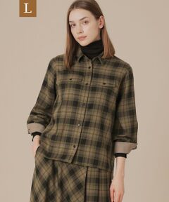 MACKINTOSH LONDON(L Size) / マッキントッシュ ロンドン (エル サイズ) シャツ・ブラウス | 【L】ウォッシャブルウールビエラブラウス