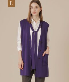 MACKINTOSH LONDON(L Size) / マッキントッシュ ロンドン (エル サイズ) ニット・セーター | 【L】クリアニットジレ