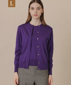 MACKINTOSH LONDON(L Size) / マッキントッシュ ロンドン (エル サイズ) ニット・セーター | 【L】クリアニットプレーンカーディガン