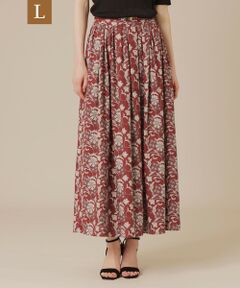 MACKINTOSH LONDON(L Size) / マッキントッシュ ロンドン (エル サイズ) ロング・マキシ丈スカート | 【L】【BIBURY FLOWER】オータムバイブリースカート