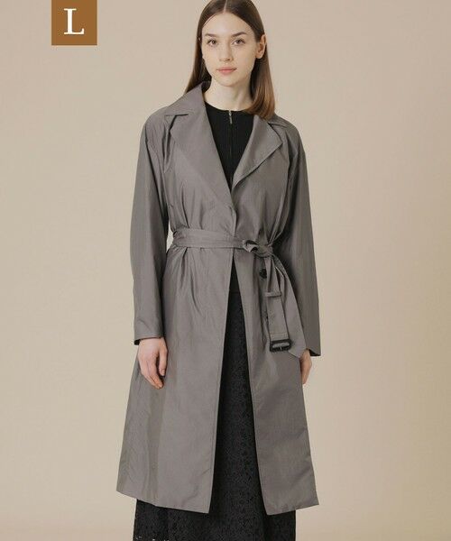 MACKINTOSH LONDON(L Size)/マッキントッシュ ロンドン (エル サイズ) 【L】【RESFON/レスフォン】ミニリップナイロンコート グレー系2 44 MACKINTOSH LONDON(L Size)/マッキントッシュ ロンドン (エル サイズ) 【L】【RESFON/レスフォン】ミニリップナイロンコート グレー系2 44