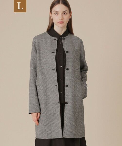 美品　マッキントッシュロンドン ウールロングコート　大きいサイズ　44 美品 マッキントッシュロンドン ウールロングコート 大きい