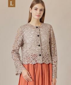 MACKINTOSH LONDON(L Size) / マッキントッシュ ロンドン (エル サイズ) ノーカラージャケット | 【L】ファインレースジャケット