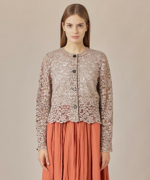 MACKINTOSH LONDON(L Size) / マッキントッシュ ロンドン (エル サイズ) ノーカラージャケット | 【L】ファインレースジャケット | 詳細3