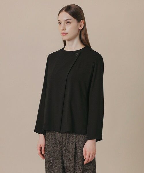 MACKINTOSH LONDON(L Size) / マッキントッシュ ロンドン (エル サイズ) ノーカラージャケット | 【L】パウダリーソフトジョーゼットジャケット | 詳細5