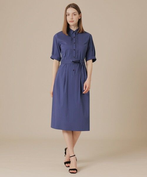 MACKINTOSH LONDON(L Size) / マッキントッシュ ロンドン (エル サイズ) ロング・マキシ丈ワンピース | 【L】コットンナイロンストレッチワンピース | 詳細1