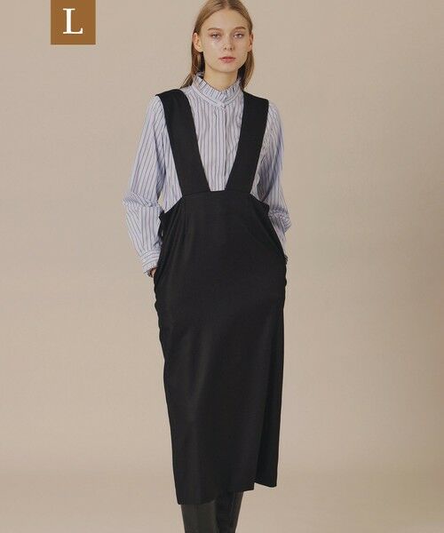 MACKINTOSH LONDON(L Size)/マッキントッシュ ロンドン (エル サイズ) 【L】ウールサキソニーワンピース ブラック 44 MACKINTOSH LONDON(L Size)/マッキントッシュ ロンドン (エル サイズ) 【L】ウールサキソニーワンピース ブラック 44