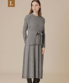 MACKINTOSH LONDON(L Size) / マッキントッシュ ロンドン (エル サイズ) ロング・マキシ丈ワンピース | 【L】グラデーションリブホールガーメントワンピース