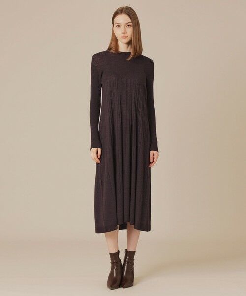 MACKINTOSH LONDON(L Size) / マッキントッシュ ロンドン (エル サイズ) ロング・マキシ丈ワンピース | 【L】グラデーションリブホールガーメントワンピース | 詳細6