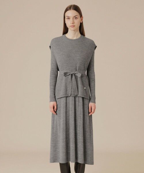 MACKINTOSH LONDON(L Size) / マッキントッシュ ロンドン (エル サイズ) ロング・マキシ丈ワンピース | 【L】グラデーションリブホールガーメントワンピース | 詳細7