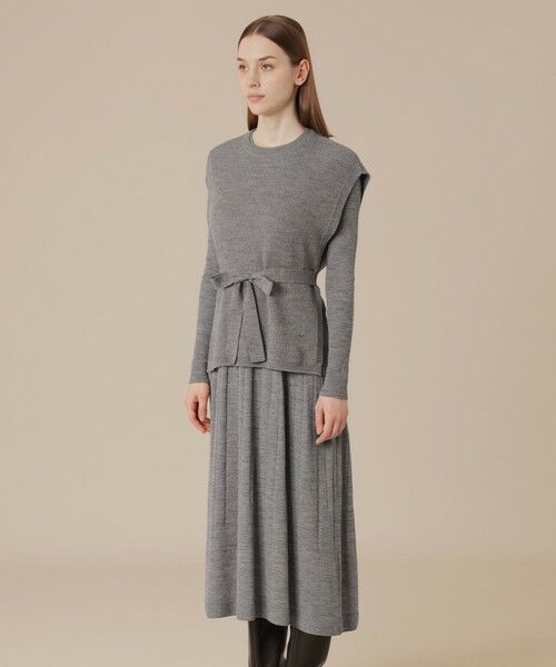 MACKINTOSH LONDON(L Size) / マッキントッシュ ロンドン (エル サイズ) ロング・マキシ丈ワンピース | 【L】グラデーションリブホールガーメントワンピース | 詳細8