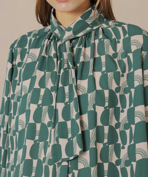 MACKINTOSH LONDON(L Size) / マッキントッシュ ロンドン (エル サイズ) シャツ・ブラウス | 【L】レトロタイルプリントブラウス | 詳細6