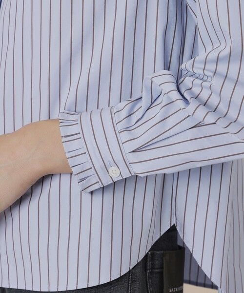 MACKINTOSH LONDON(L Size) / マッキントッシュ ロンドン (エル サイズ) シャツ・ブラウス | 【L】ストレッチストライプブラウス | 詳細7