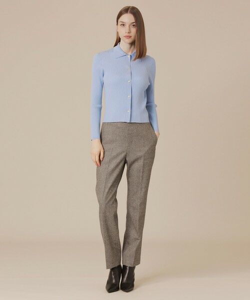 MACKINTOSH LONDON(L Size) / マッキントッシュ ロンドン (エル サイズ) ニット・セーター | 【L】クリアーニット衿付きカーディガン | 詳細3