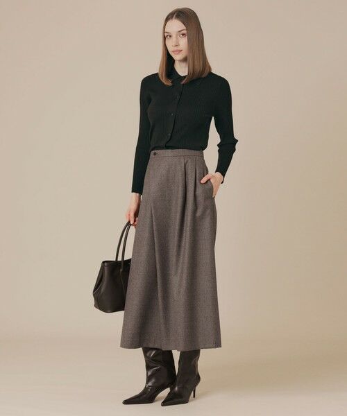 MACKINTOSH LONDON(L Size) / マッキントッシュ ロンドン (エル サイズ) ニット・セーター | 【L】クリアーニット衿付きカーディガン | 詳細2