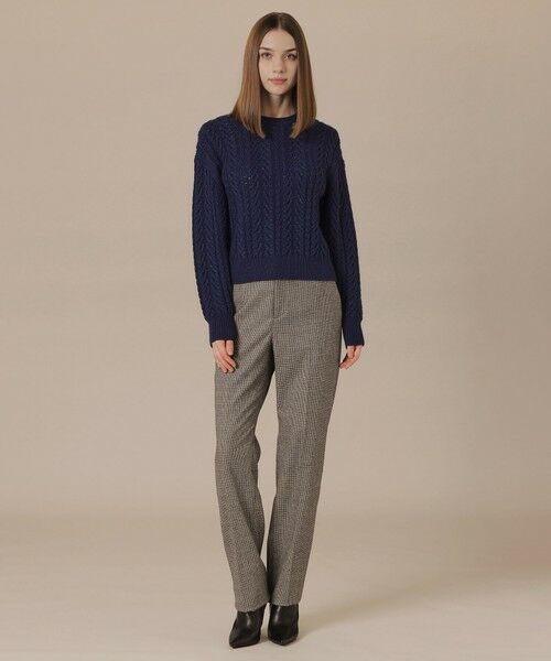 MACKINTOSH LONDON(L Size) / マッキントッシュ ロンドン (エル サイズ) ニット・セーター | 【L】ブリリアントニットケーブルプルオーバー | 詳細3