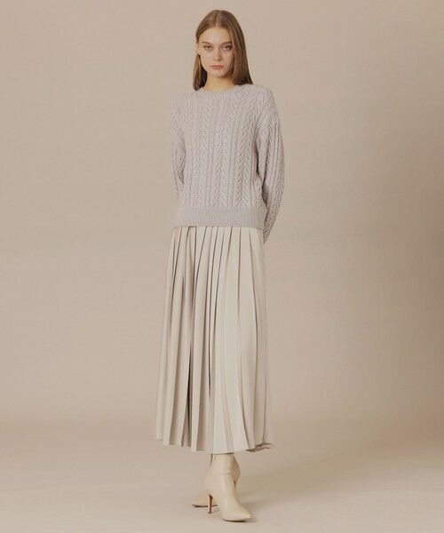 MACKINTOSH LONDON(L Size) / マッキントッシュ ロンドン (エル サイズ) ニット・セーター | 【L】ブリリアントニットケーブルプルオーバー | 詳細2