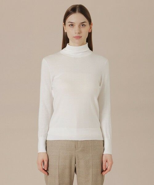 MACKINTOSH LONDON(L Size) / マッキントッシュ ロンドン (エル サイズ) ニット・セーター | 【L】【SUPER FINE LAB.】メルテッドサウラコットンタートルネックプルオーバー | 詳細5