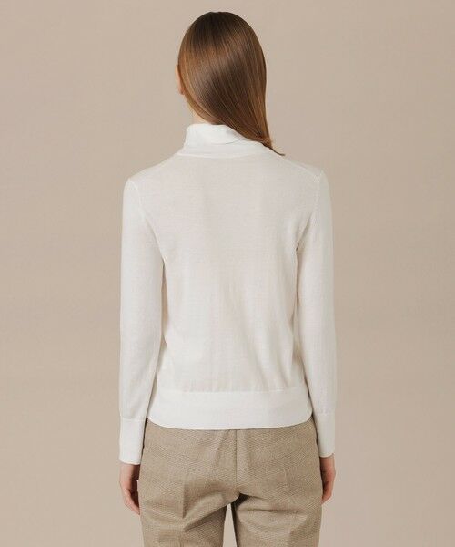 MACKINTOSH LONDON(L Size) / マッキントッシュ ロンドン (エル サイズ) ニット・セーター | 【L】【SUPER FINE LAB.】メルテッドサウラコットンタートルネックプルオーバー | 詳細7