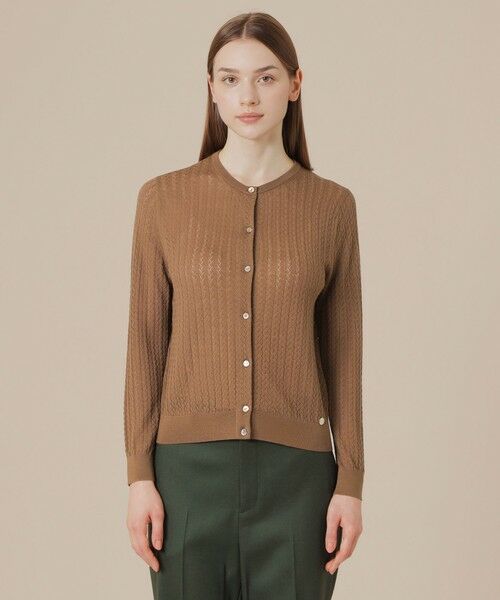 MACKINTOSH LONDON(L Size) / マッキントッシュ ロンドン (エル サイズ) ニット・セーター | 【L】クリアニットレーシーカーディガン | 詳細6