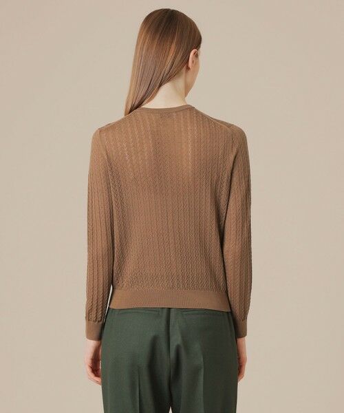 MACKINTOSH LONDON(L Size) / マッキントッシュ ロンドン (エル サイズ) ニット・セーター | 【L】クリアニットレーシーカーディガン | 詳細8