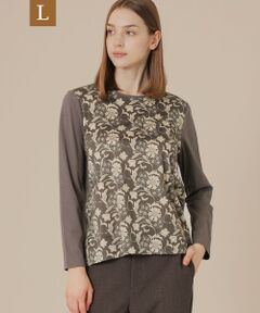 MACKINTOSH LONDON(L Size) / マッキントッシュ ロンドン (エル サイズ) カットソー | 【L】【BIBURY FLOWER】オータムバイブリーコンビプルオーバー