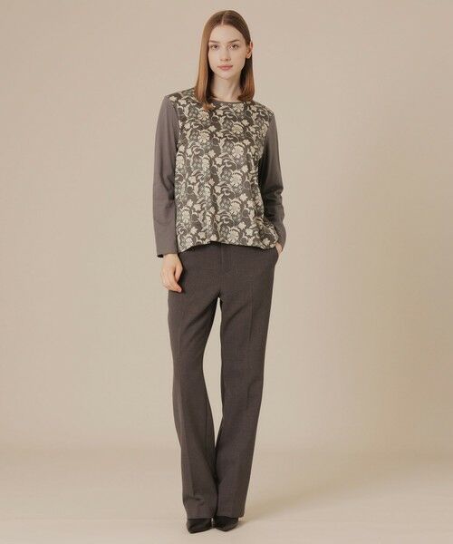 MACKINTOSH LONDON(L Size) / マッキントッシュ ロンドン (エル サイズ) カットソー | 【L】【BIBURY FLOWER】オータムバイブリーコンビプルオーバー | 詳細1