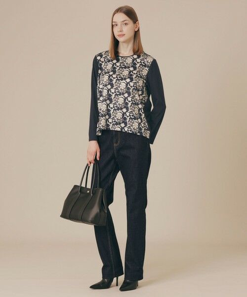 MACKINTOSH LONDON(L Size) / マッキントッシュ ロンドン (エル サイズ) カットソー | 【L】【BIBURY FLOWER】オータムバイブリーコンビプルオーバー | 詳細2