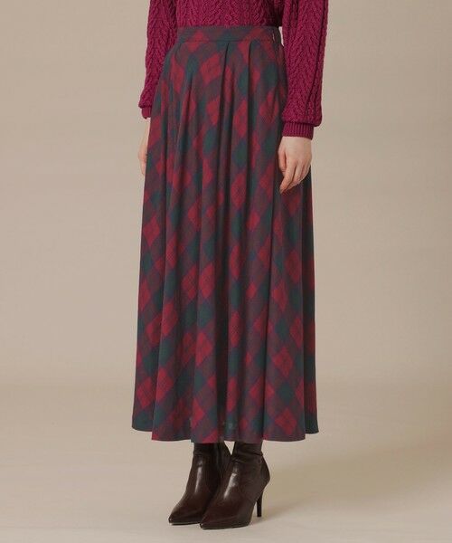 MACKINTOSH LONDON(L Size) / マッキントッシュ ロンドン (エル サイズ) ロング・マキシ丈スカート | 【L】シアーウールチェックスカート | 詳細4