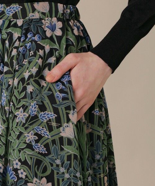 MACKINTOSH LONDON(L Size) / マッキントッシュ ロンドン (エル サイズ) ロング・マキシ丈スカート | 【L】ボタニカルウォールプリントスカート | 詳細6