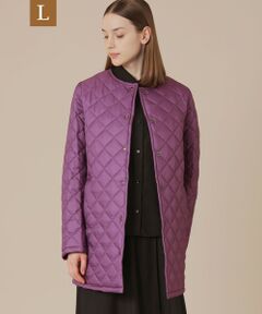 MACKINTOSH LONDON(L Size) / マッキントッシュ ロンドン (エル サイズ) その他アウター | 【Precious12月号/婦人画報11月【L】【TilburyNocollarmiddle/ティルベリーノーカラーミドル】エアリーキルティングノーカラーコート