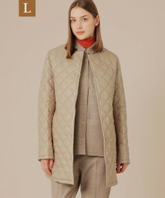 MACKINTOSH LONDON(L Size) / マッキントッシュ ロンドン (エル サイズ) その他アウター | 【Precious12月号/婦人画報11月【L】【TilburyNocollarmiddle/ティルベリーノーカラーミドル】エアリーキルティングノーカラーコート